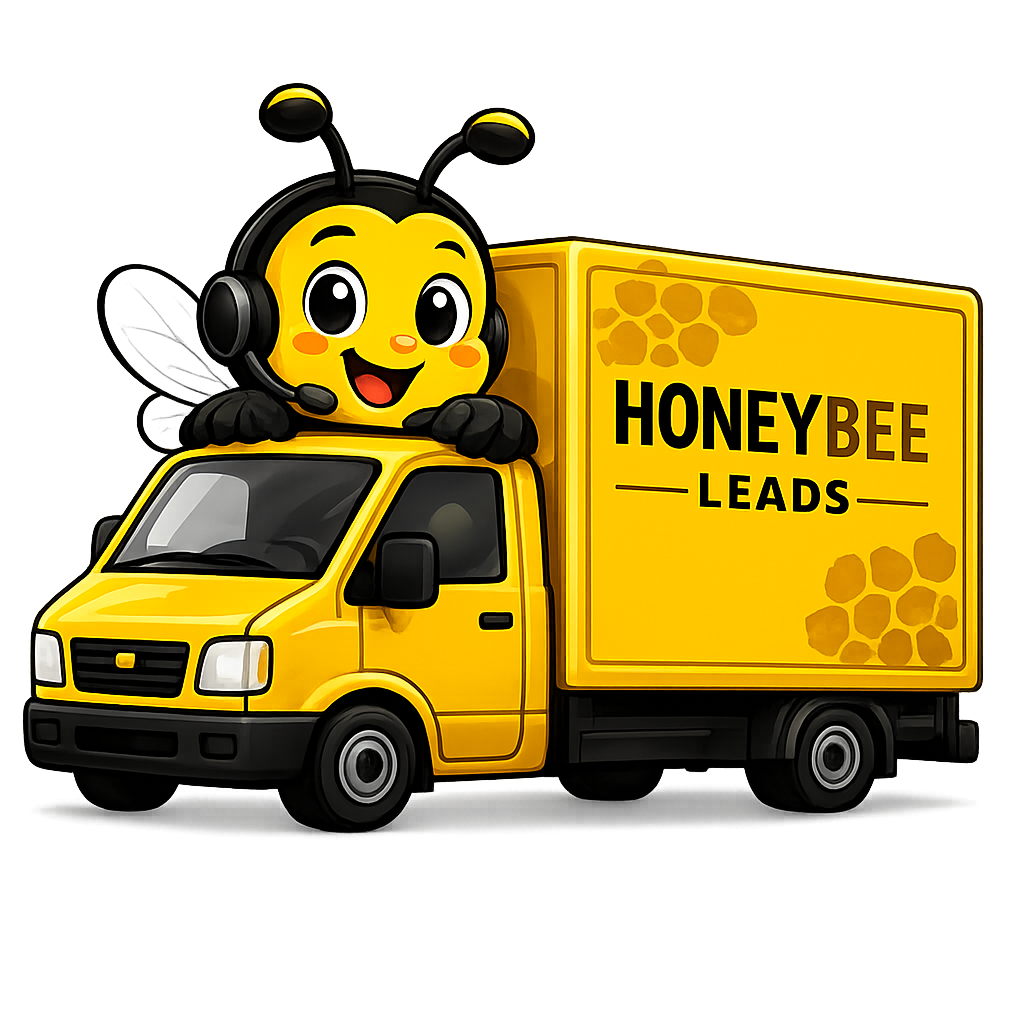 Honey Bee Leads delivery truck